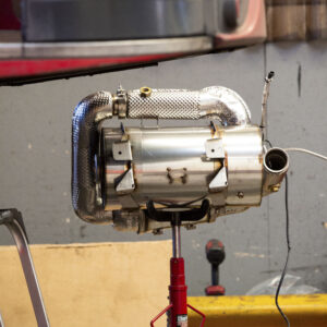 Picture of retrofit SCR system installation NOxBUSTER® City