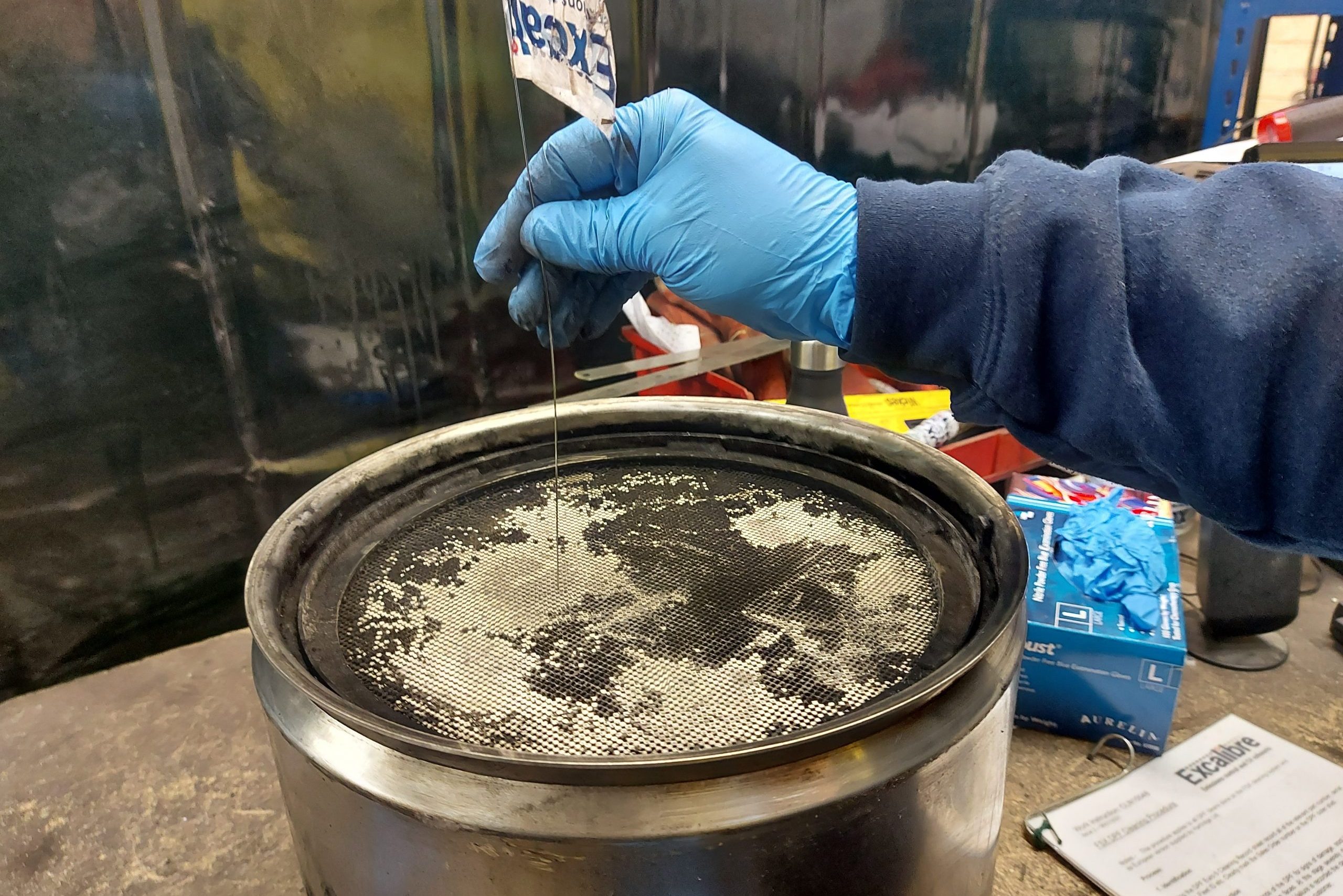 drive cleaner - DPF cleaning pin test